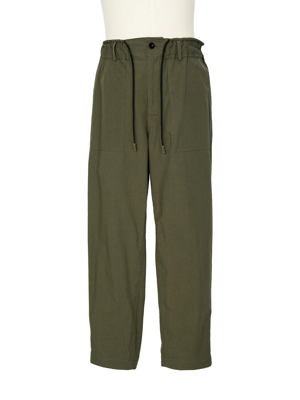 Cotton Nylon Oxford Pants Khaki