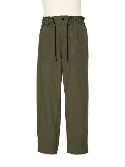 Cotton Nylon Oxford Pants Khaki