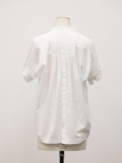Cotton Poplin X Cotton Jersey T-Shirt T- White X Off White