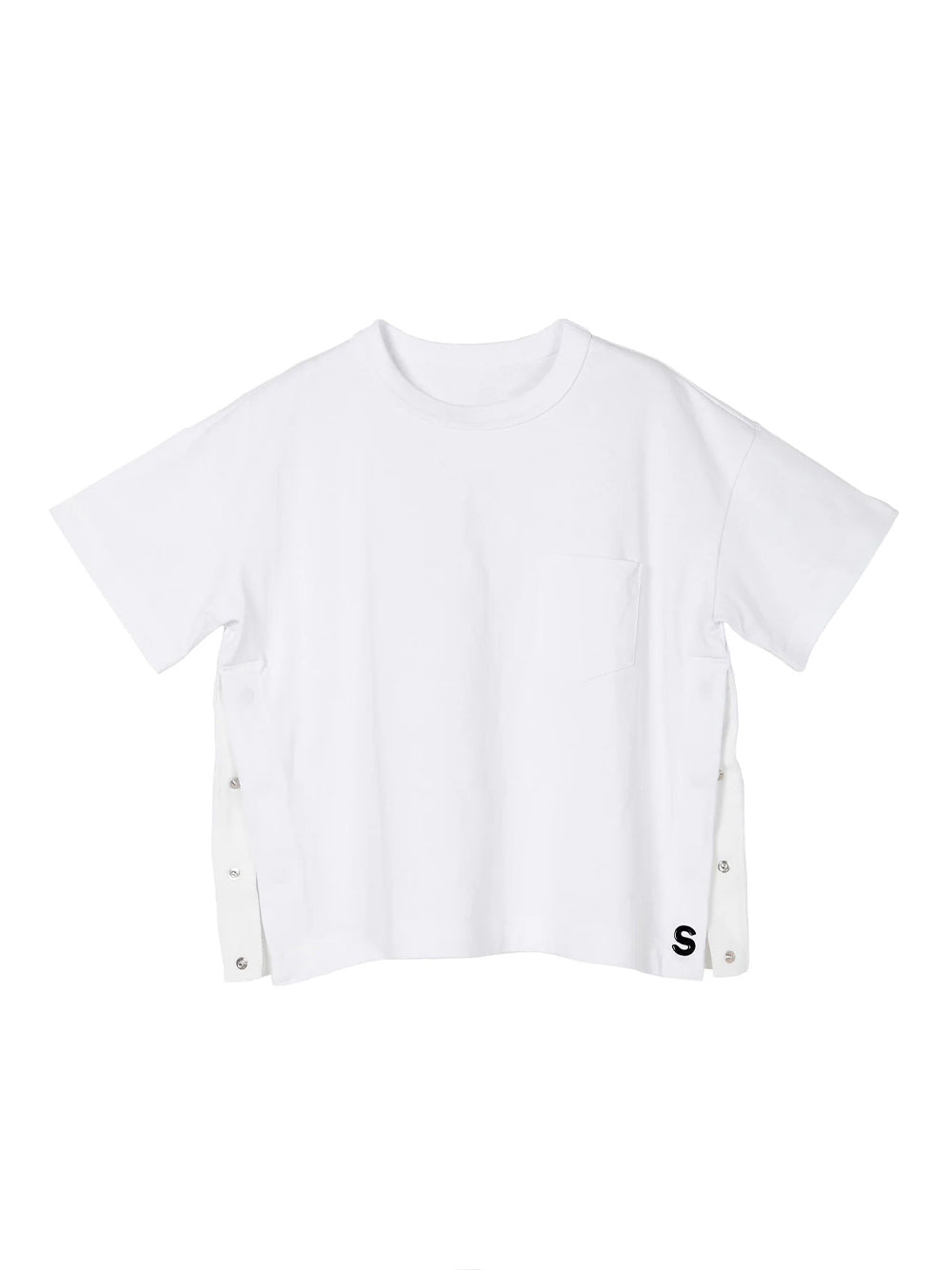 S Cotton Jersey T-Shirt White