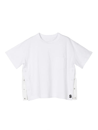 S Cotton Jersey T-Shirt White