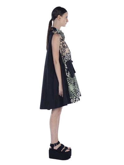 Cotton Print Sleeveless Micro Multicolor