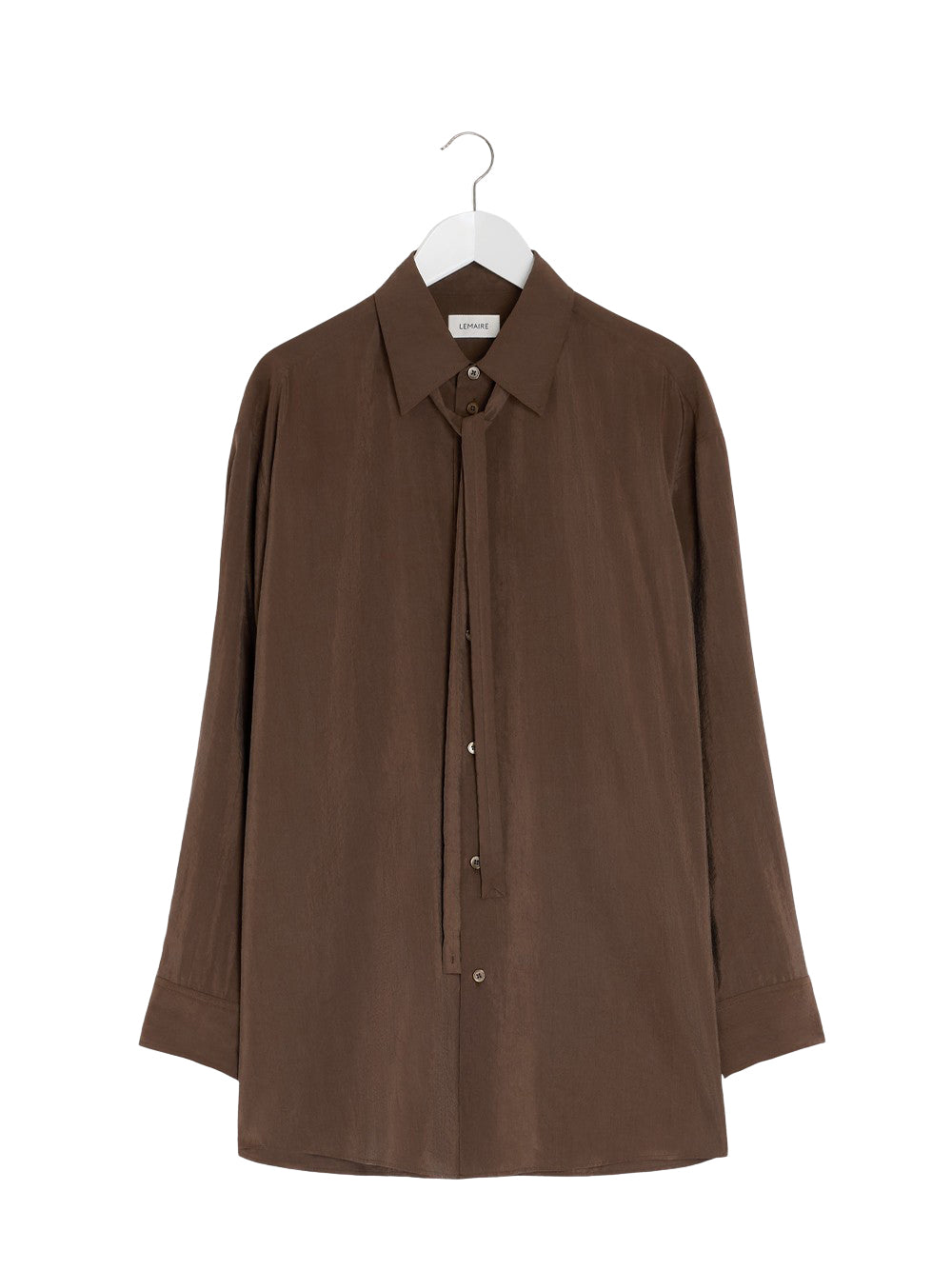 Long Shirt With Tie Brunette