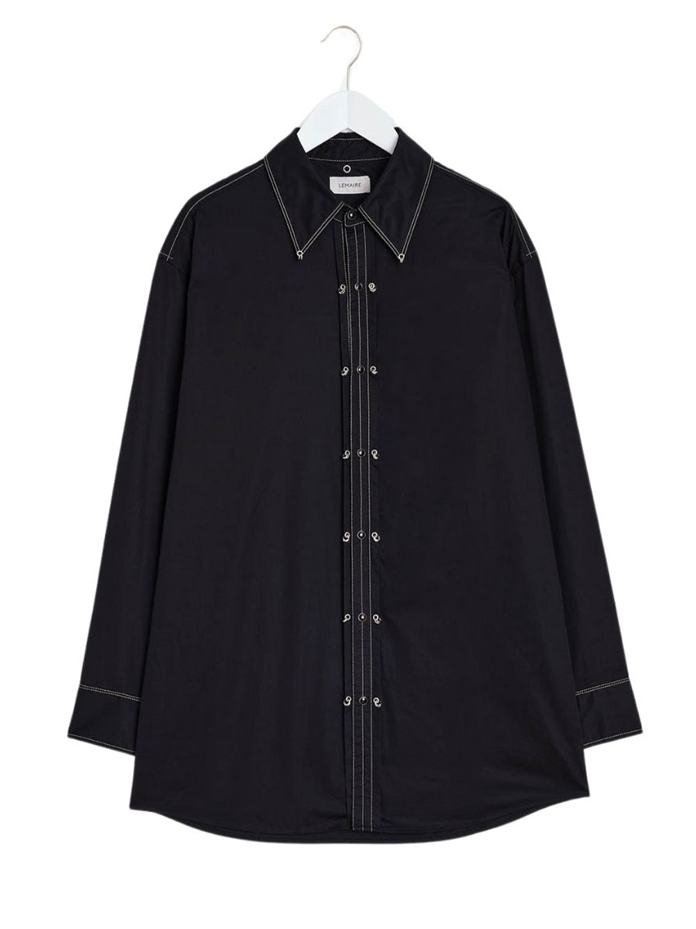 Embellished Metal Shirt Black