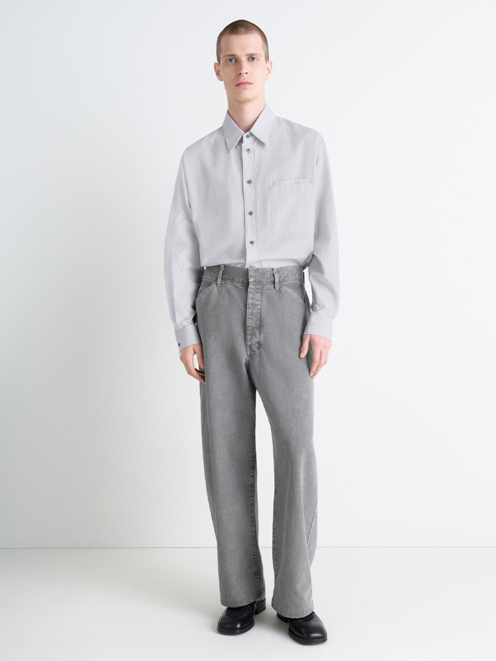 Double Pocket Shirt Misty Lilac