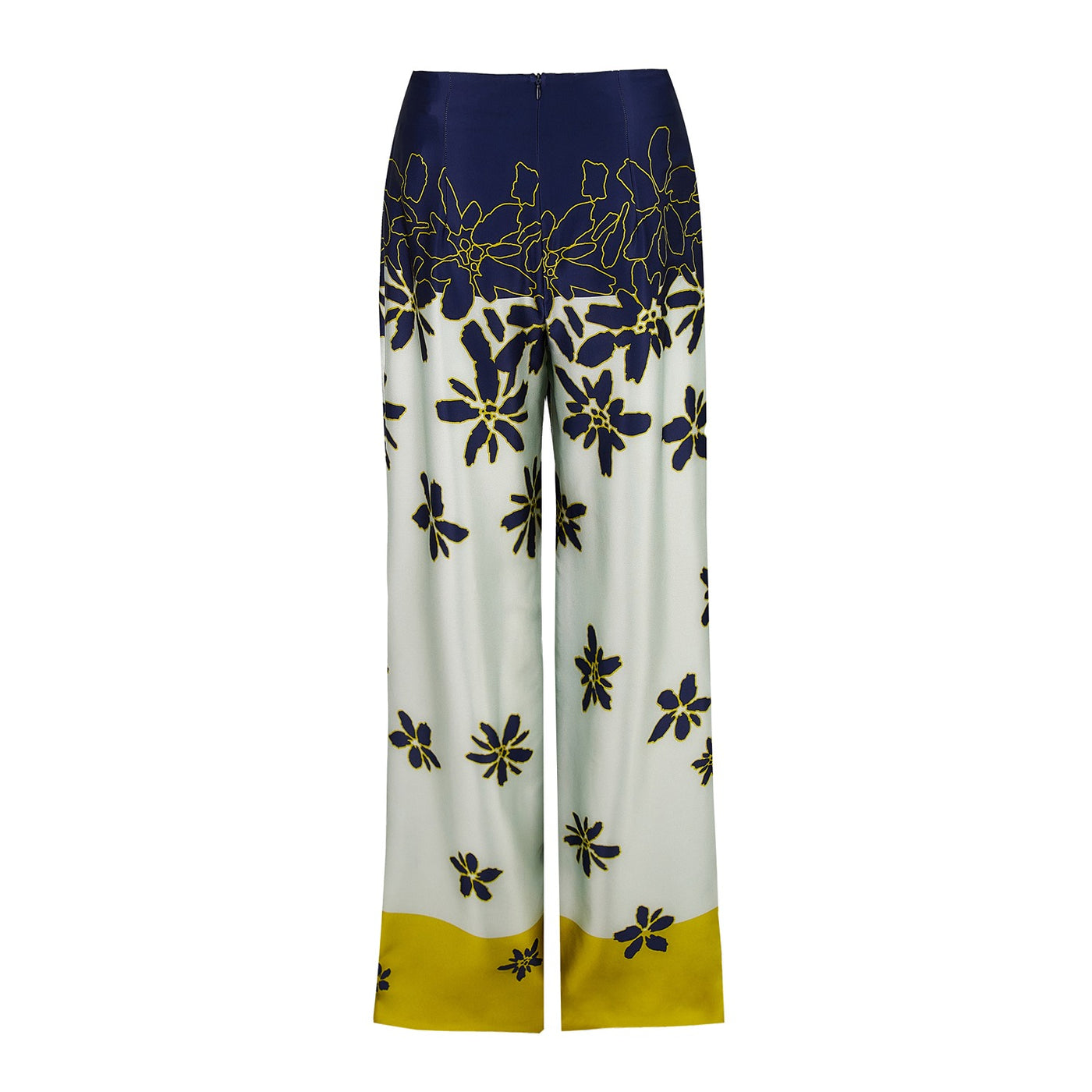 Como Pant (Navy Citrine Floral)