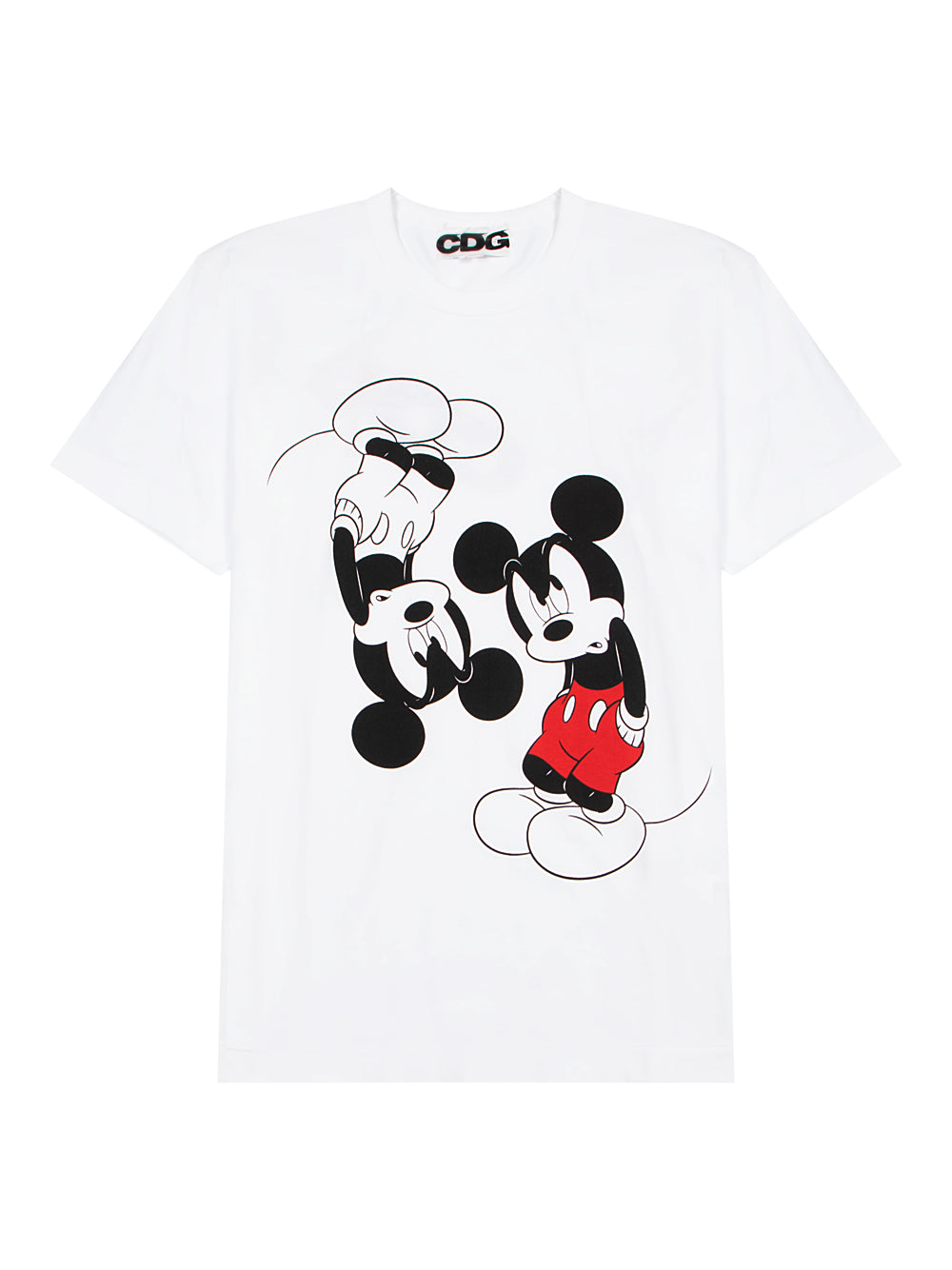 Cdg × Disney Cotton Jersey White