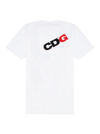 Cdg × Disney Cotton Jersey White