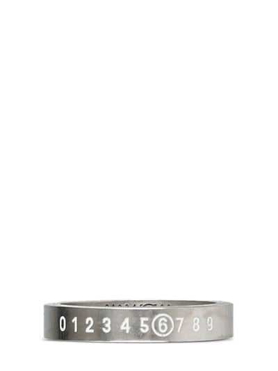 Numeric Ring Palladio Burattato/White