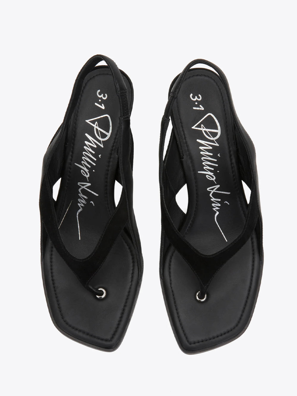 Id Double Strap Sandal (Black)