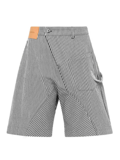 Twisted Workwear Shorts Off White/Navy