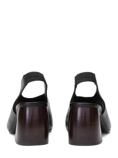 Id Open Sling Back Black