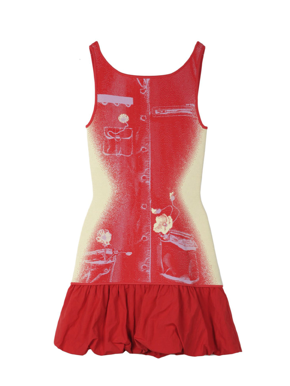 Daphne Reversible Tank Dress Marquee Red