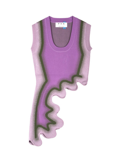 Kerry Wavy Tank Top Sunset Violet