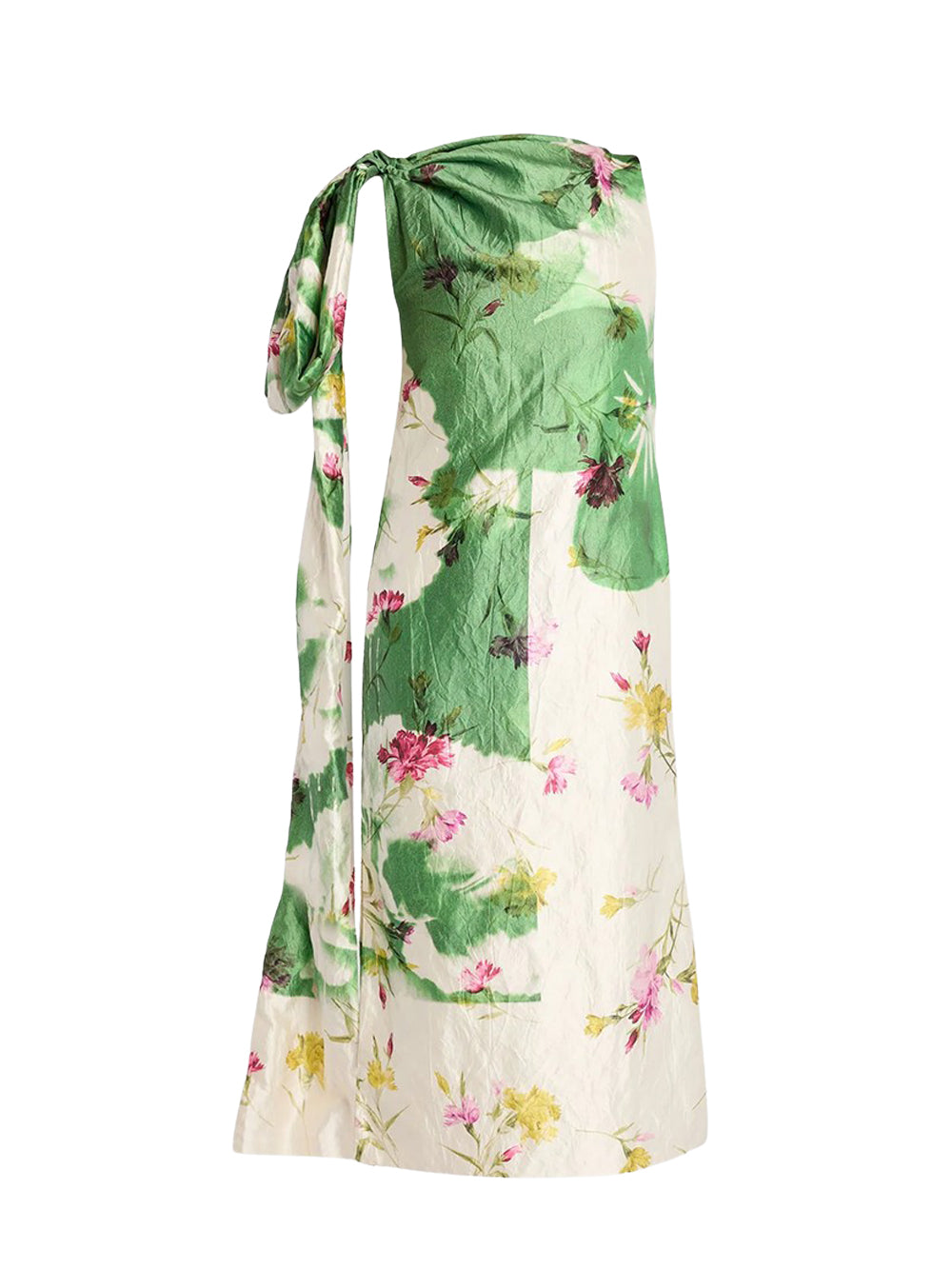 Bow Drape Cocktail Dress Dancing Carnation Clover
