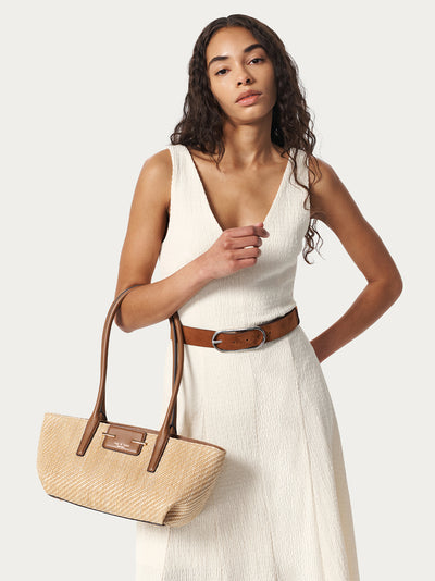Realm Satchel (Natural/Cognac)