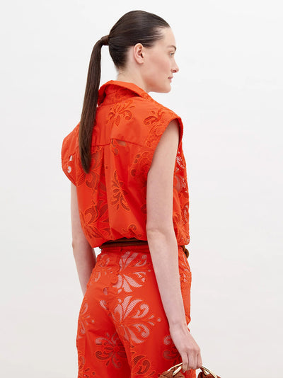 Rina Blouse Rouge Embroidery