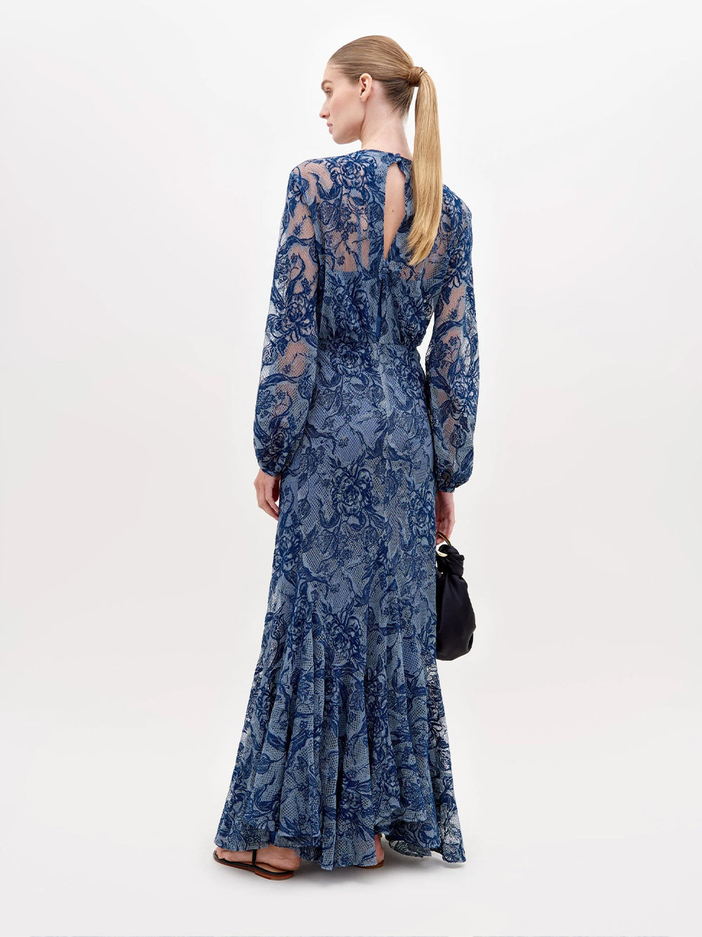 Robin Dress Indigo Lace