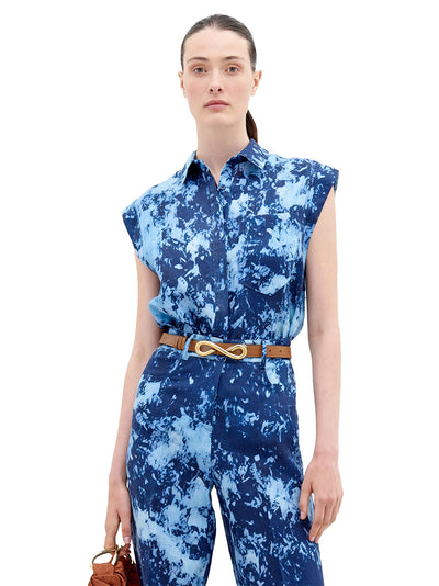 Rina Blouse Indigo