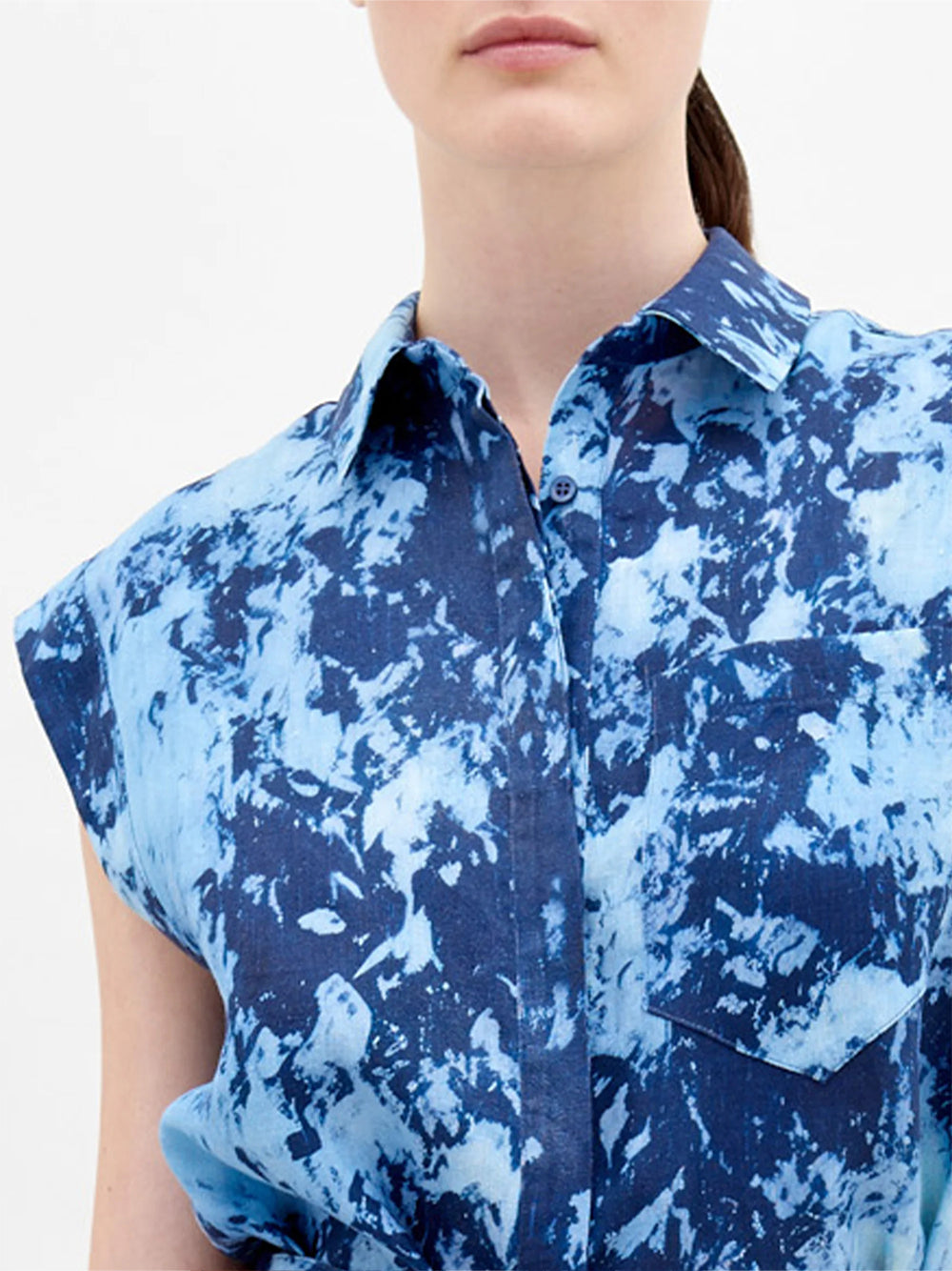 Rina Blouse Indigo