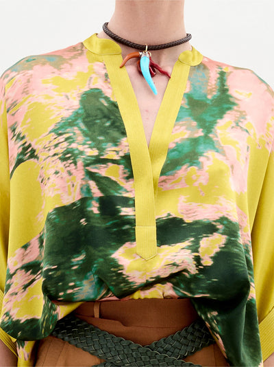 Daia Blouse Bright Gold