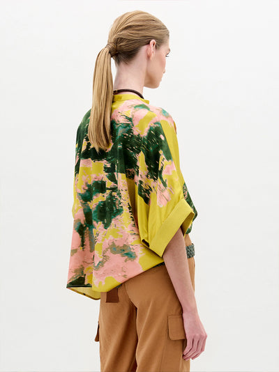 Daia Blouse Bright Gold