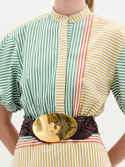 Jil Dress (Garden Stripes)