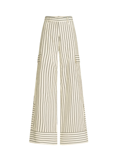 Falak Pant Black White