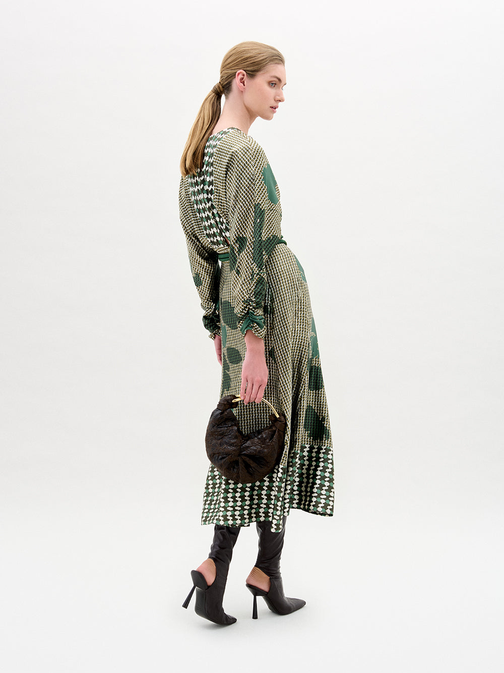 Lizzy Blouse Abstract Green