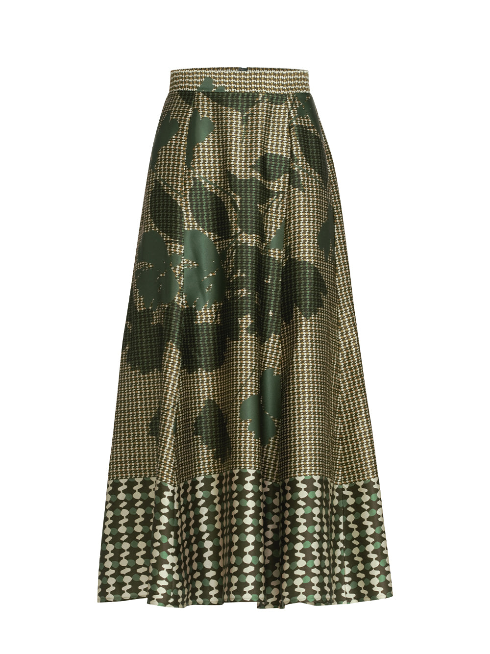 Erin Skirt Abstract Green
