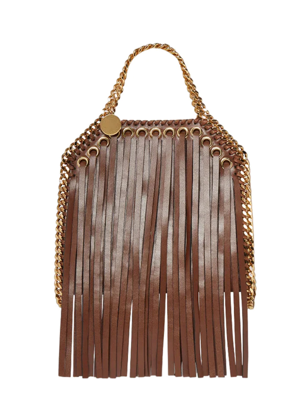 Falabella Fringed Tiny Tote Bag (Cinnamon)