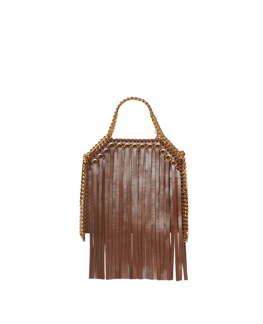 Falabella Fringed Tiny Tote Bag (Cinnamon)