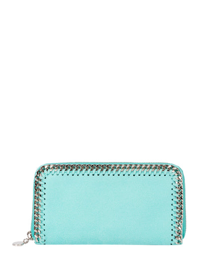 Falabella Zip Continental Wallet (Aqua Blue)