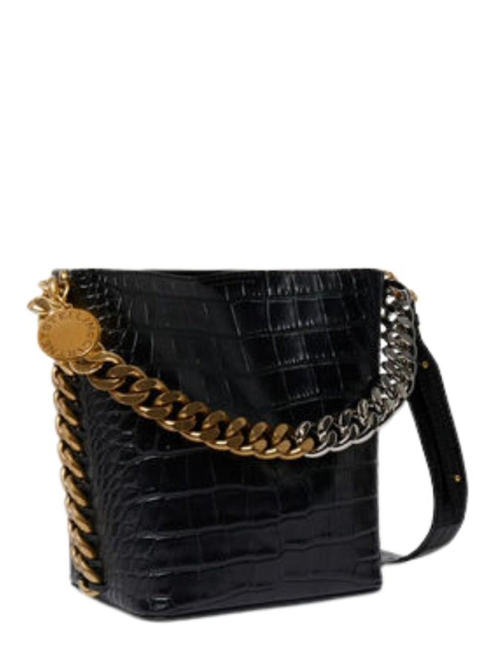 STELLAMCCARTNEY-Frayme-Croc-Effect-Embossed-Bucket-Bag-Black-02