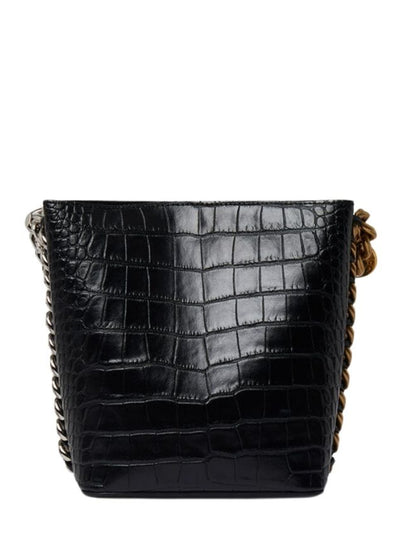 STELLAMCCARTNEY-Frayme-Croc-Effect-Embossed-Bucket-Bag-Black-04