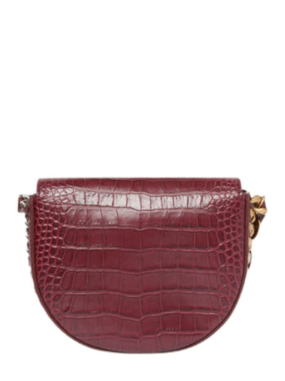 STELLAMCCARTNEY-Frayme-Croc-Effect-Embossed-Medium-Flap-Shoulder-Bag-Burgundy-03