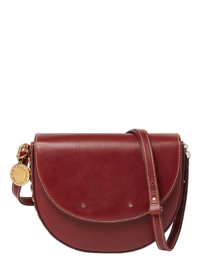 Frayme Medium Flap Shoulder Bag (Cherry)
