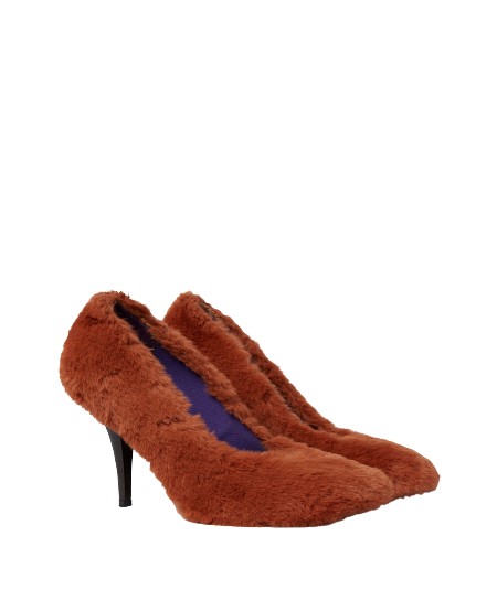 Ryder Shaggy Stiletto Heels (Ginger)