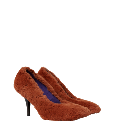 Ryder Shaggy Stiletto Heels (Ginger)