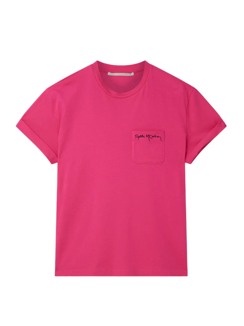 Stella Logo Heart Embroidery T-Shirt (Pink)