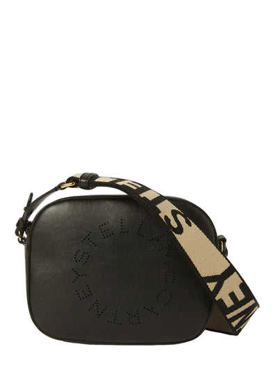 Stella Logo Mini Camera Bag (Black)