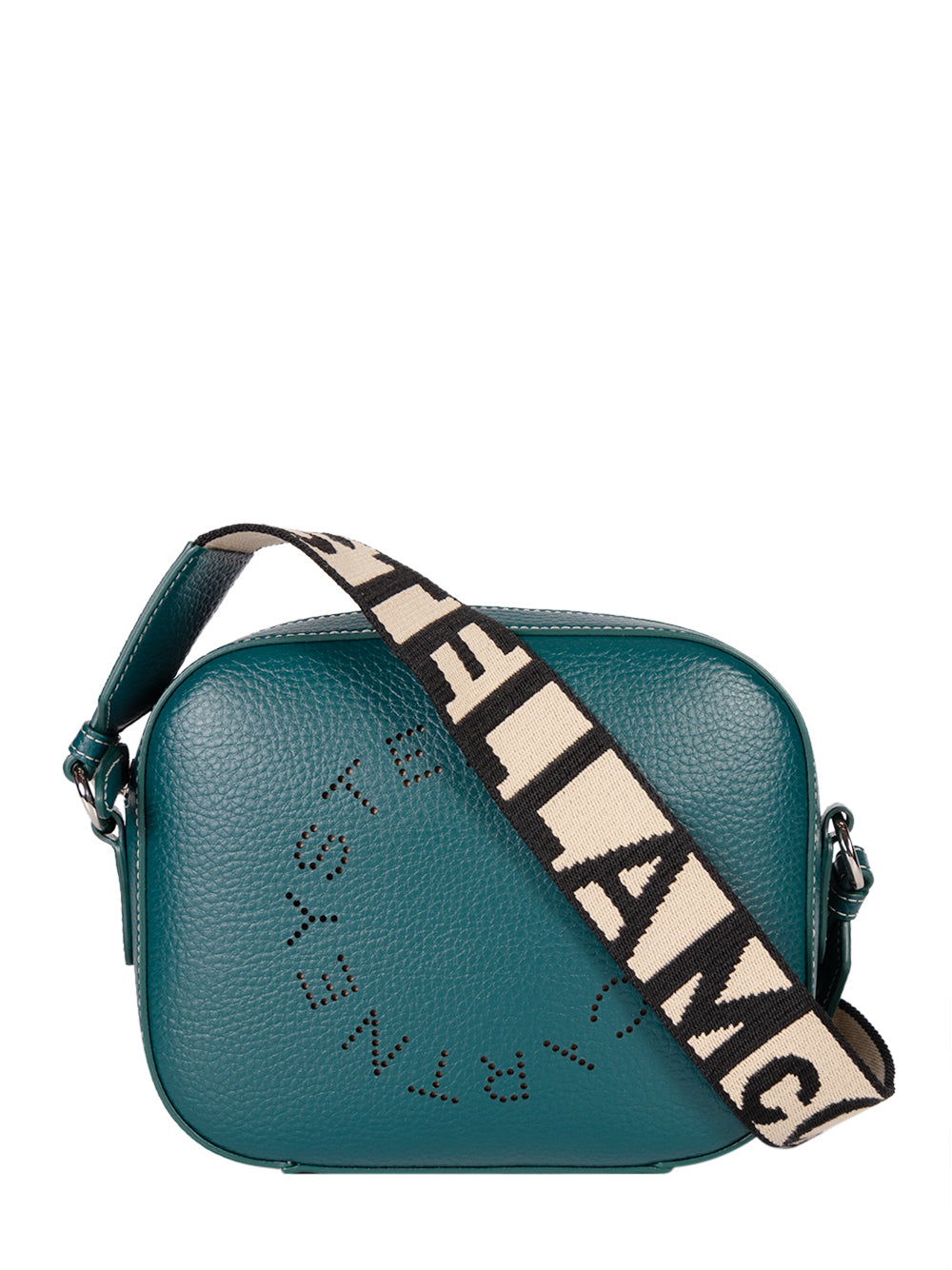 Stella Logo Mini Camera Bag (Peacock)