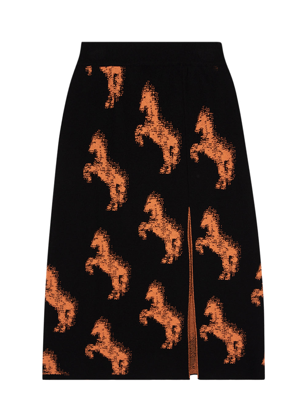 STELLAMcCARTNEY-PixelHorseWoolJaquardSkirt-Black-1