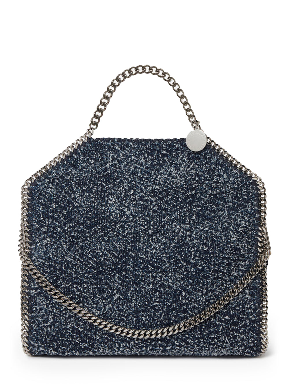 3 Chain Tote Eco Denim (Tweed Ink)