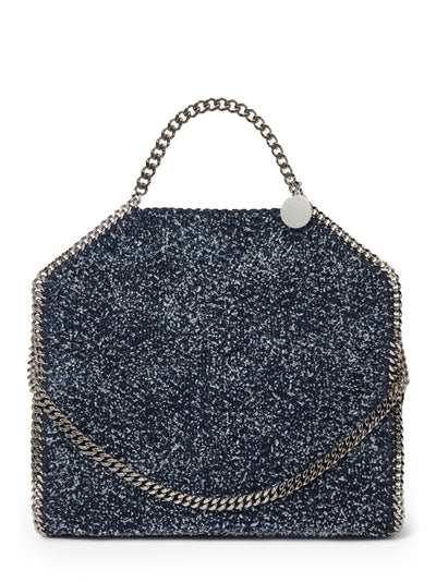 3 Chain Tote Eco Denim (Tweed Ink)
