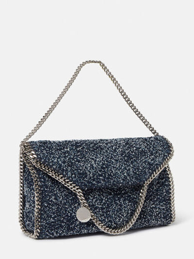 3 Chain Tote Eco Denim (Tweed Ink)
