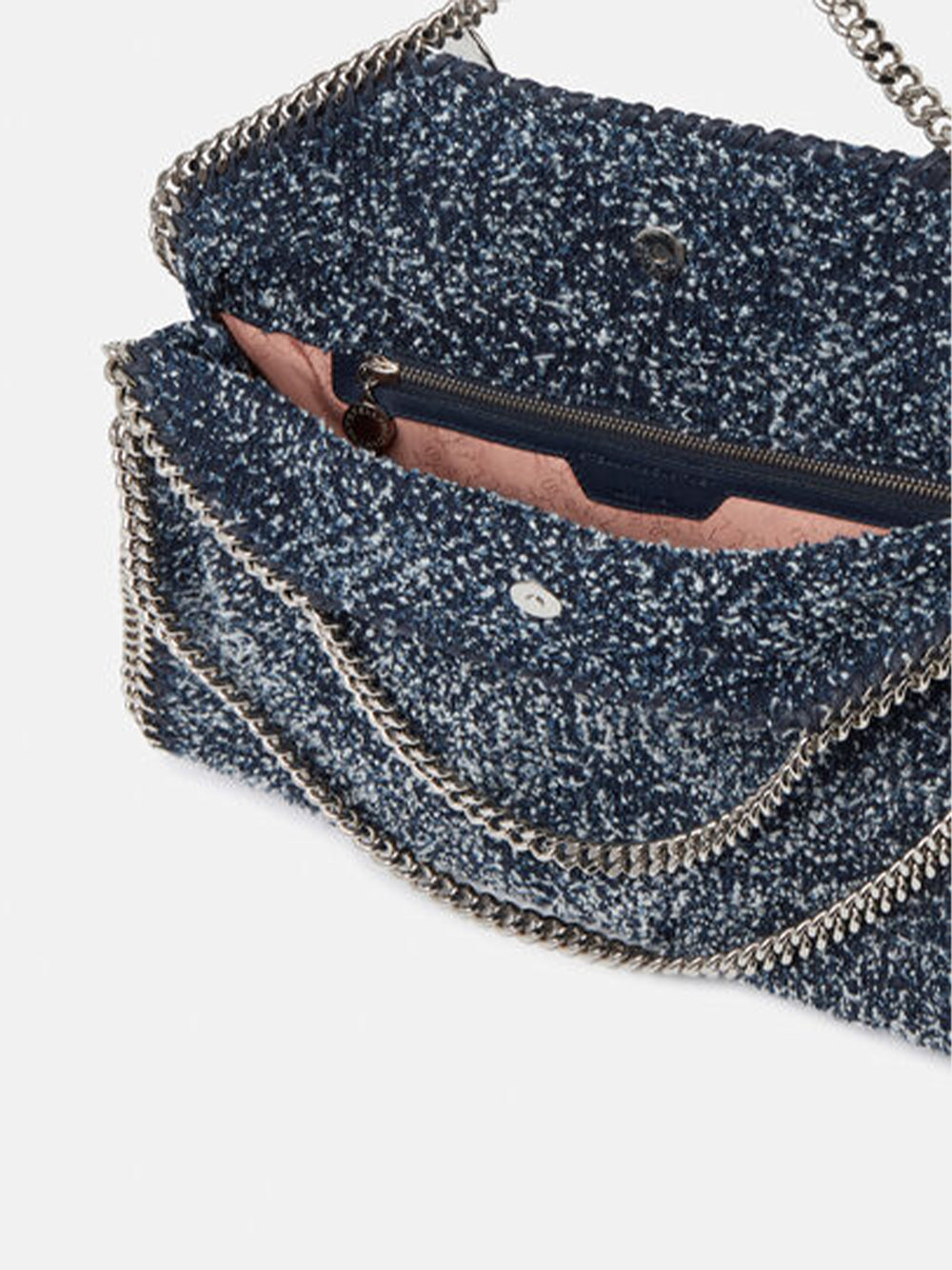 3 Chain Tote Eco Denim (Tweed Ink)