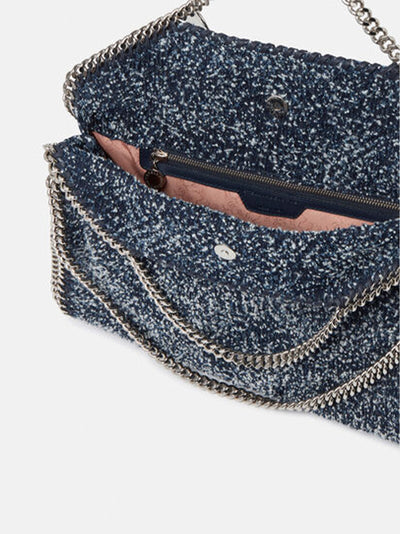 3 Chain Tote Eco Denim (Tweed Ink)