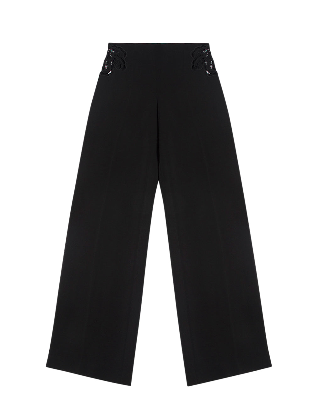 Broderie Anglaise Trousers (Black)