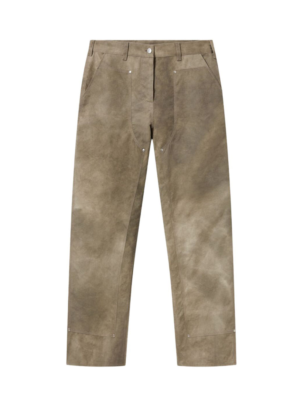 Chaps Washed Straight Leg Trousers (Smoke)